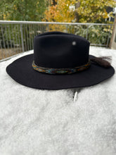 Black felt cowboy- fedora